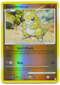 Sandshrew - 96/123 - Common - Reverse Holo